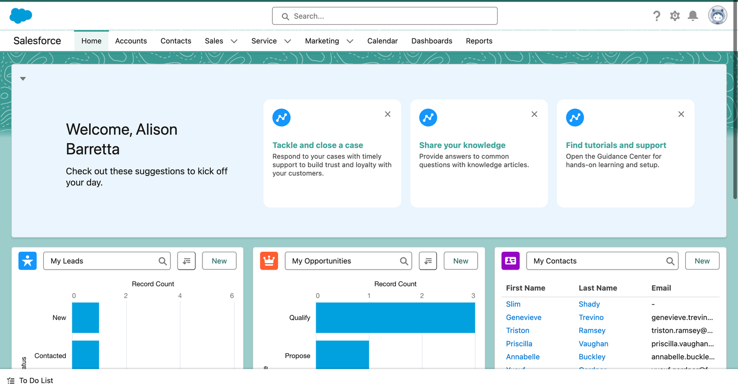 Starter Suite screenshot - 14 Meilleurs CRM Financiers Passés en Revue en 2026