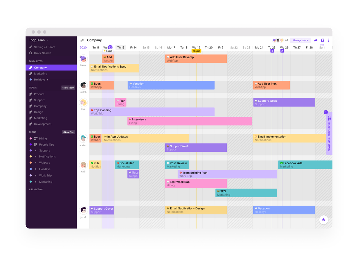 Toggl Track screenshot - 16 meilleurs logiciels de suivi du temps et de facturation évalués en 2026