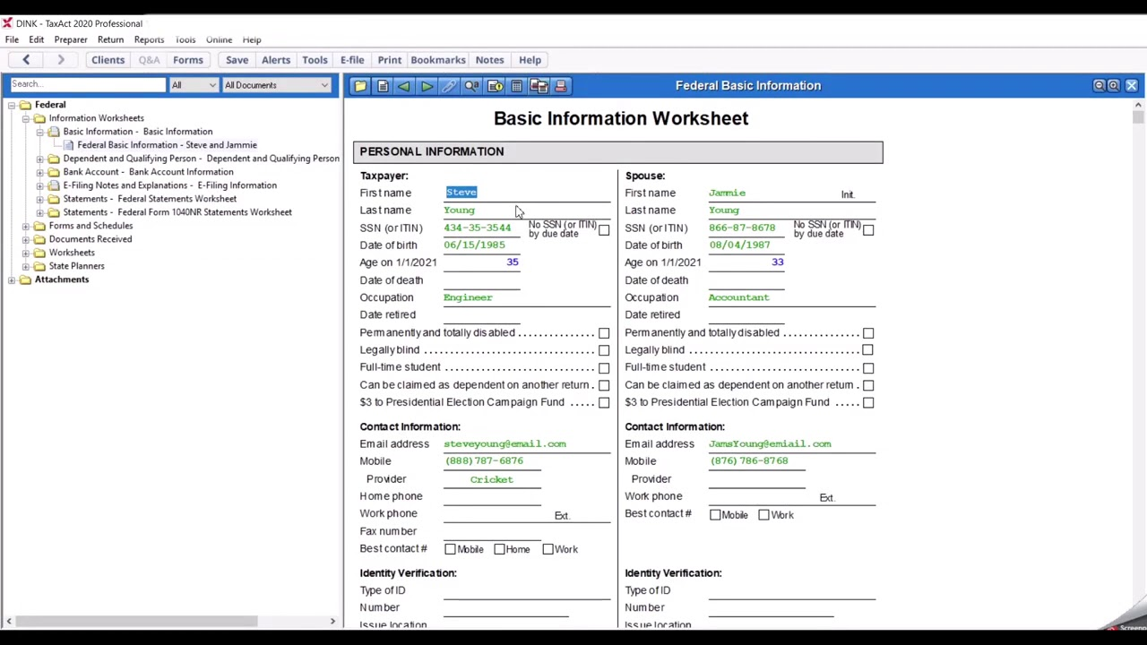 TaxAct screenshot - 10 Beste Steuerprogramme für Kleinunternehmen im Test 2026