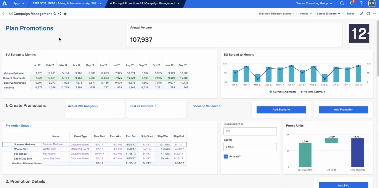 Anaplan screenshot - 13 Meilleurs Logiciels de Consolidation Financière Évalués en 2026