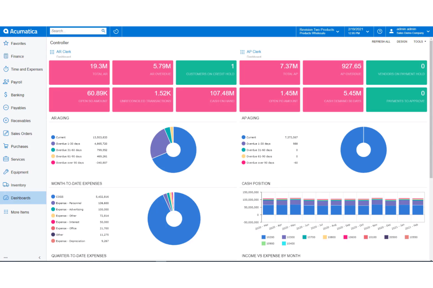 Acumatica screenshot - 10 Meilleurs Logiciels de Comptabilité Multidevises en 2026