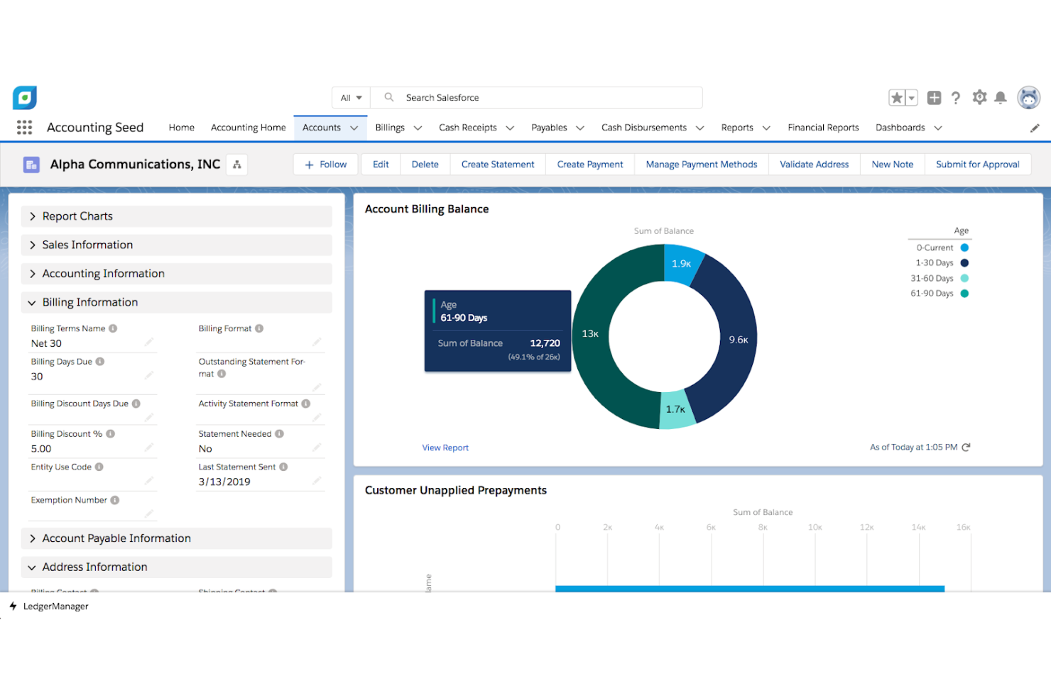 AccountingSeed screenshot - 10 meilleurs logiciels de comptabilité médicale évalués en 2026