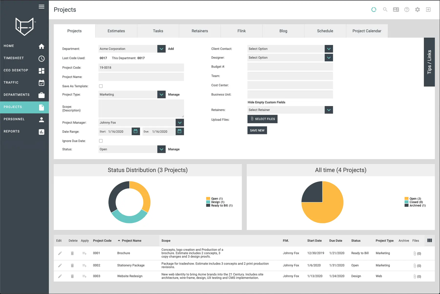 FunctionFox screenshot - 10 meilleurs outils de comptabilité et de gestion de projet pour 2026