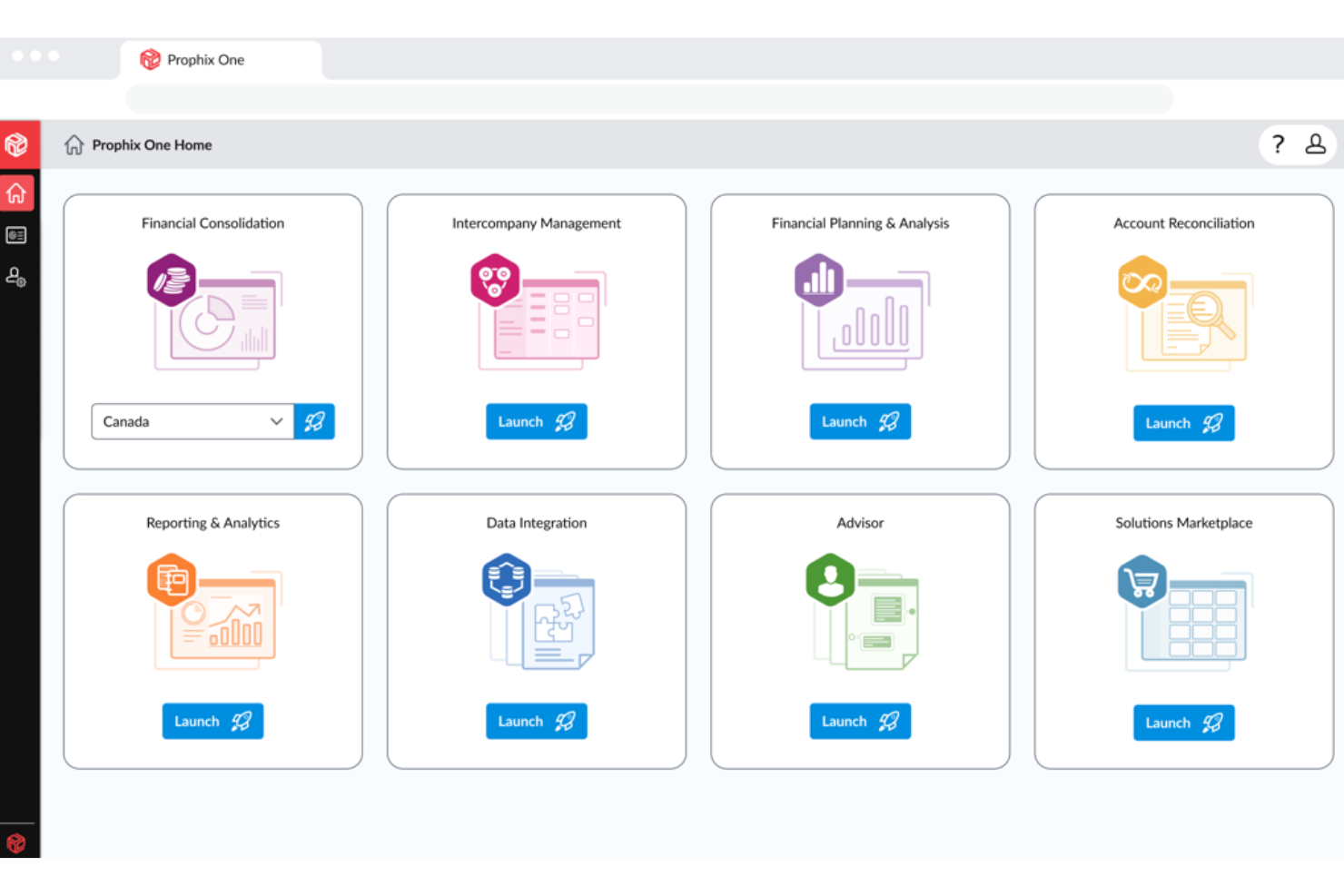 Prophix screenshot - 10 beste Software zur Kontenabstimmung im Test 2026