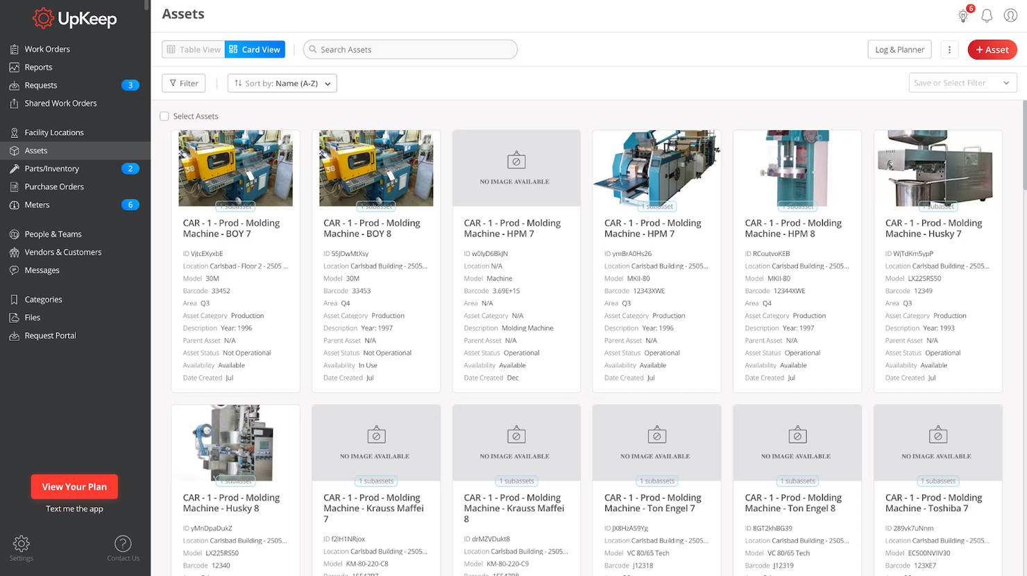 UpKeep screenshot - 10 beste Tools für das Anlagenmanagement in Unternehmen für 2026
