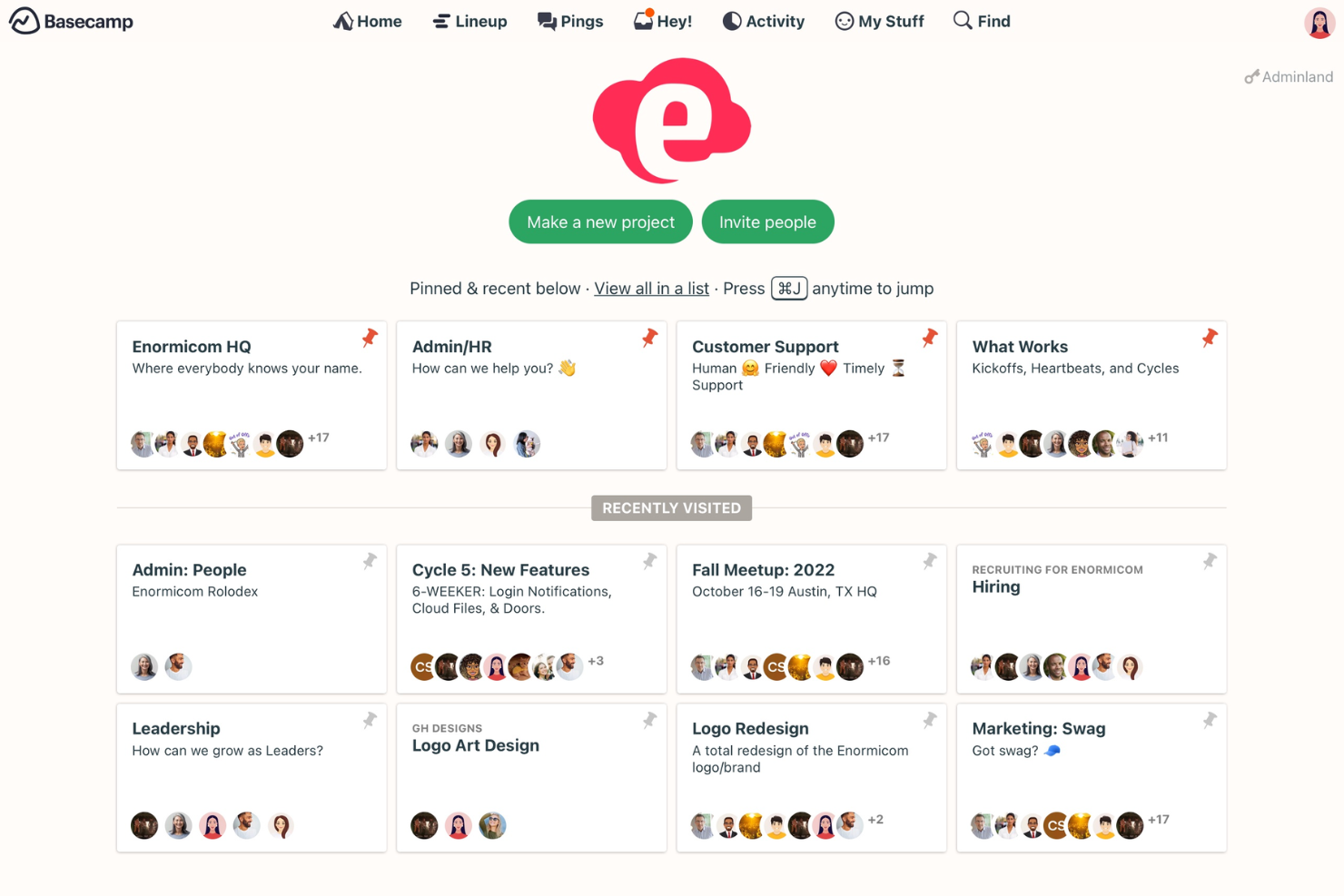 Basecamp screenshot - 14 Smartsheet-Alternativen für 2026