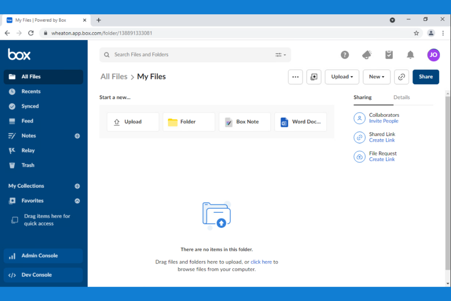 Box screenshot - 14 alternatives à Smartsheet pour 2026