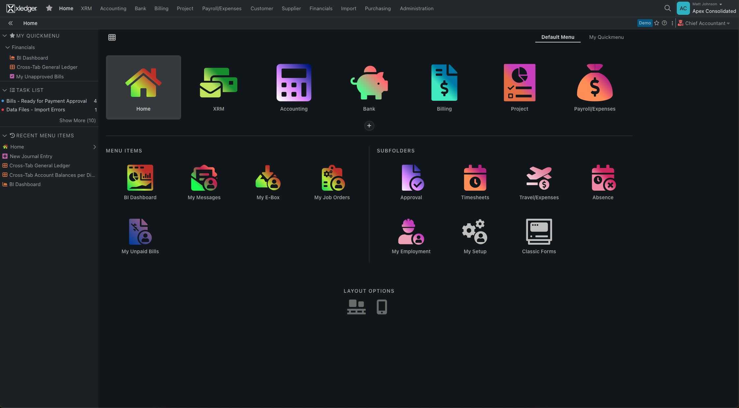 Xledger screenshot - 15 beste KI-ERP-Programme im Test 2026