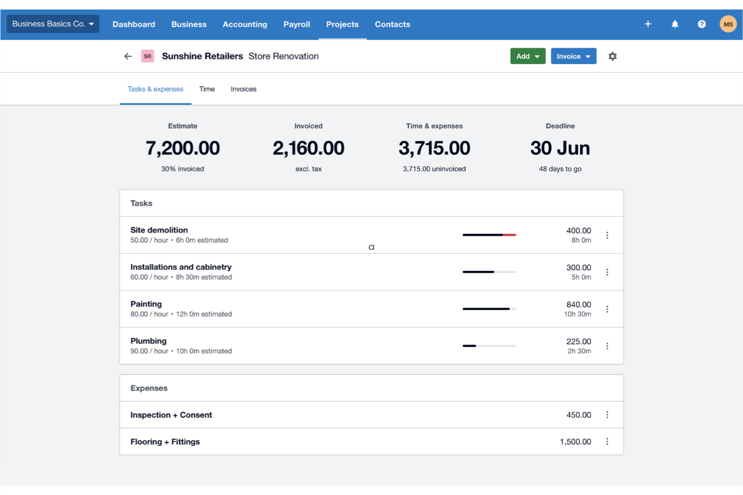Xero screenshot - 20 Beste Ausgabenmanagement-Software im Jahr 2026