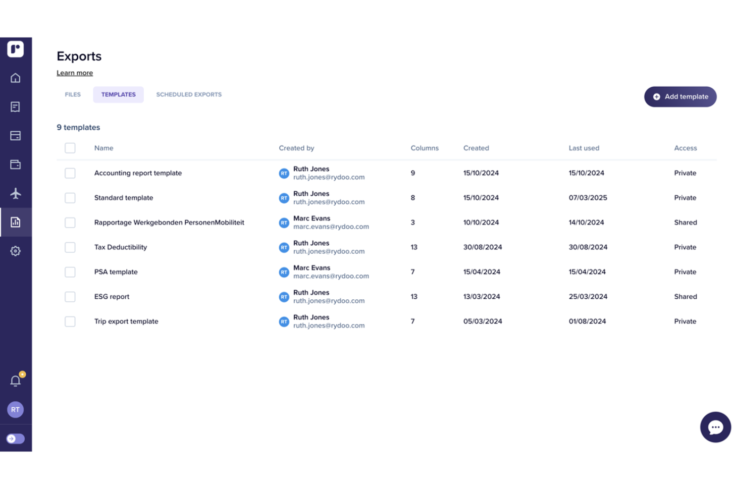 Rydoo screenshot - 20 Meilleurs Logiciels de Gestion des Dépenses de 2026