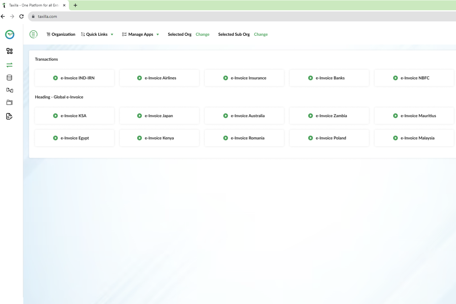 Taxilla screenshot - 10 Beste Finanzmanagement-Software im Test 2026