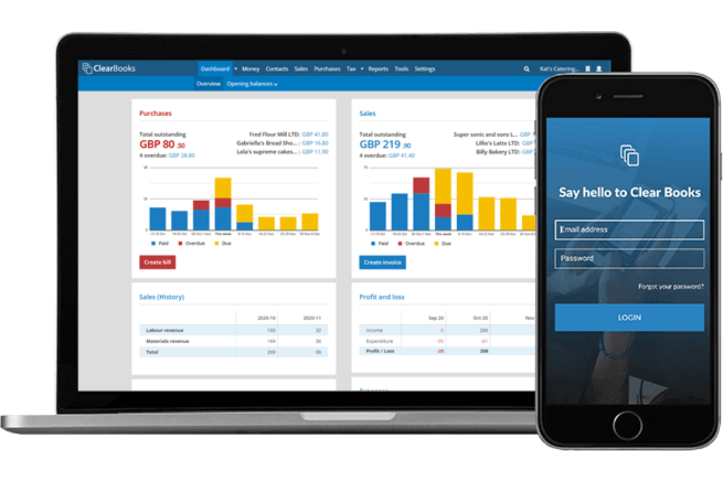 Clear Books screenshot - 10 meilleurs logiciels de comptabilité avec paie en 2026