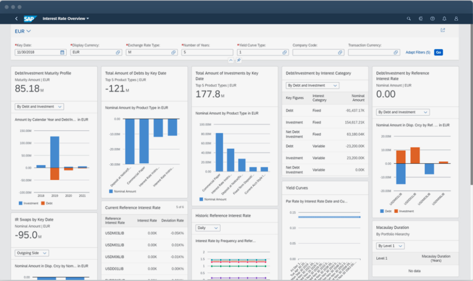 SAP S/4HANA Finance screenshot - 10 meilleurs logiciels de comptabilité pour les grandes entreprises en 2026