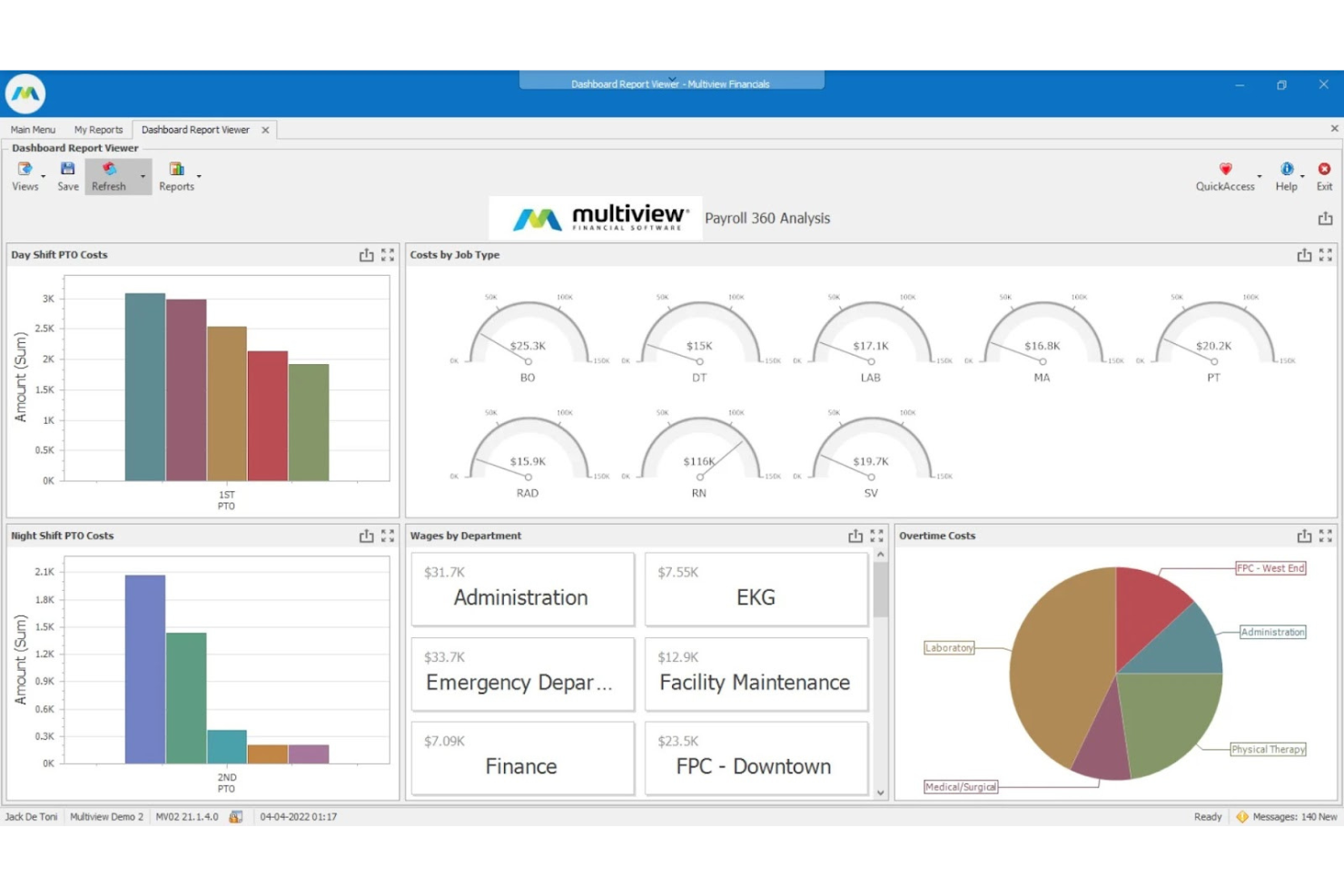 Multiview ERP screenshot - 10 meilleurs logiciels de comptabilité basés sur le cloud en 2026