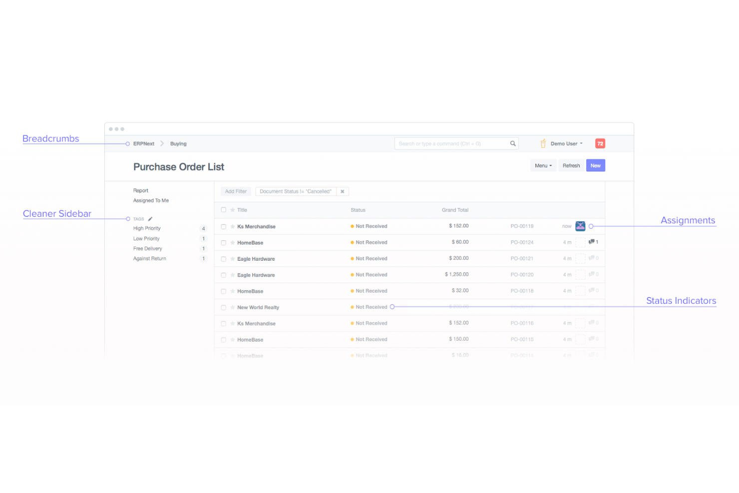 ERPNext screenshot - Les 10 meilleurs logiciels ERP de distribution de 2026
