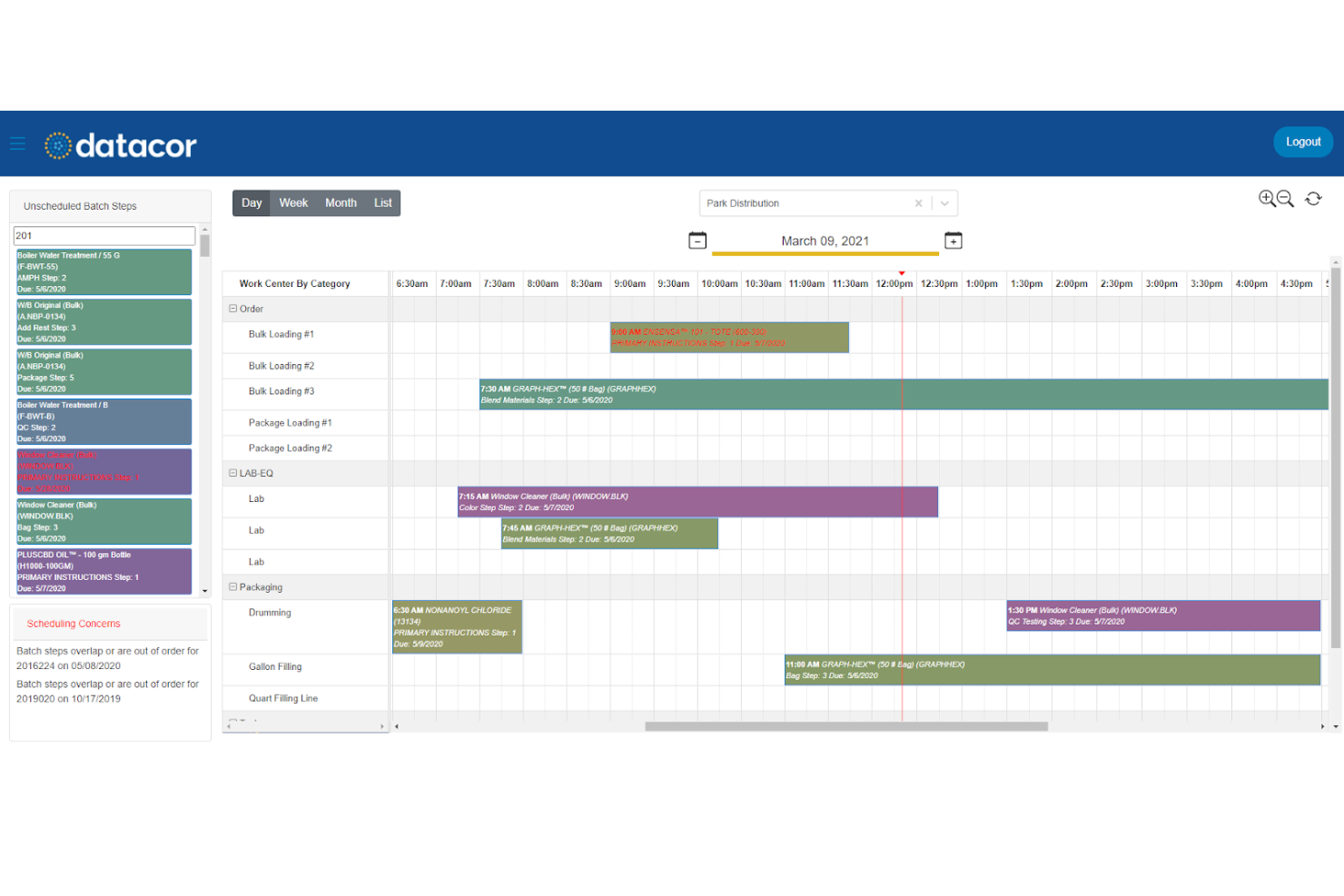 Datacor screenshot - 10 meilleurs logiciels ERP pour l’alimentation et les boissons & en 2026