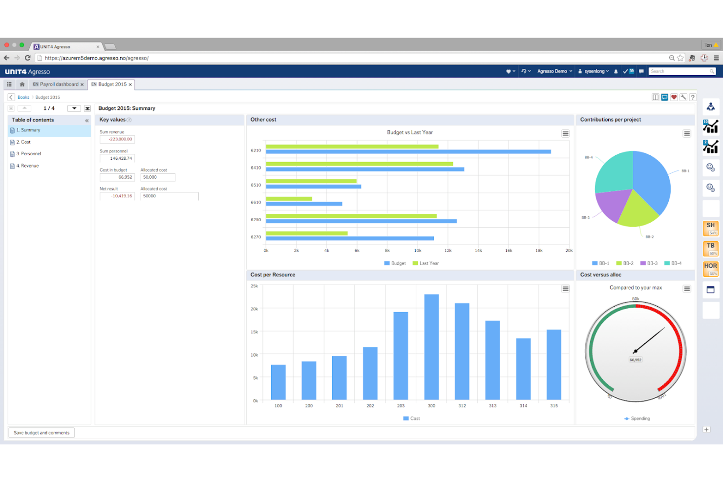 Unit4 screenshot - Die 10 besten Bildung-ERP-Systeme im Test 2026