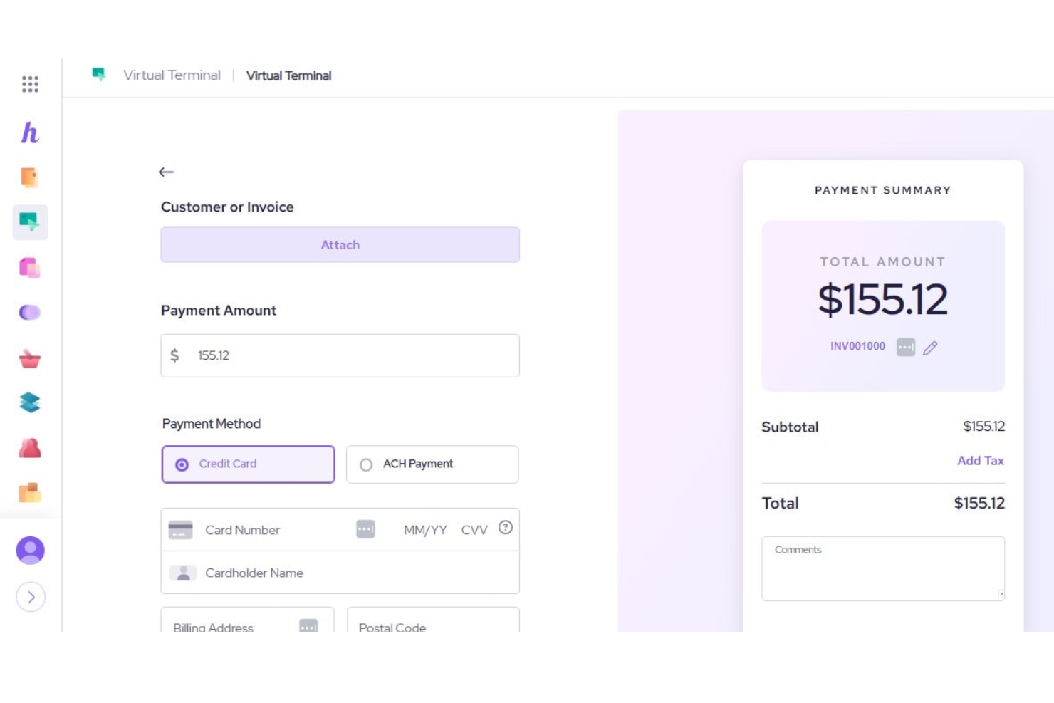 Helcim screenshot - 22 Beste Rechnungssoftware 2026