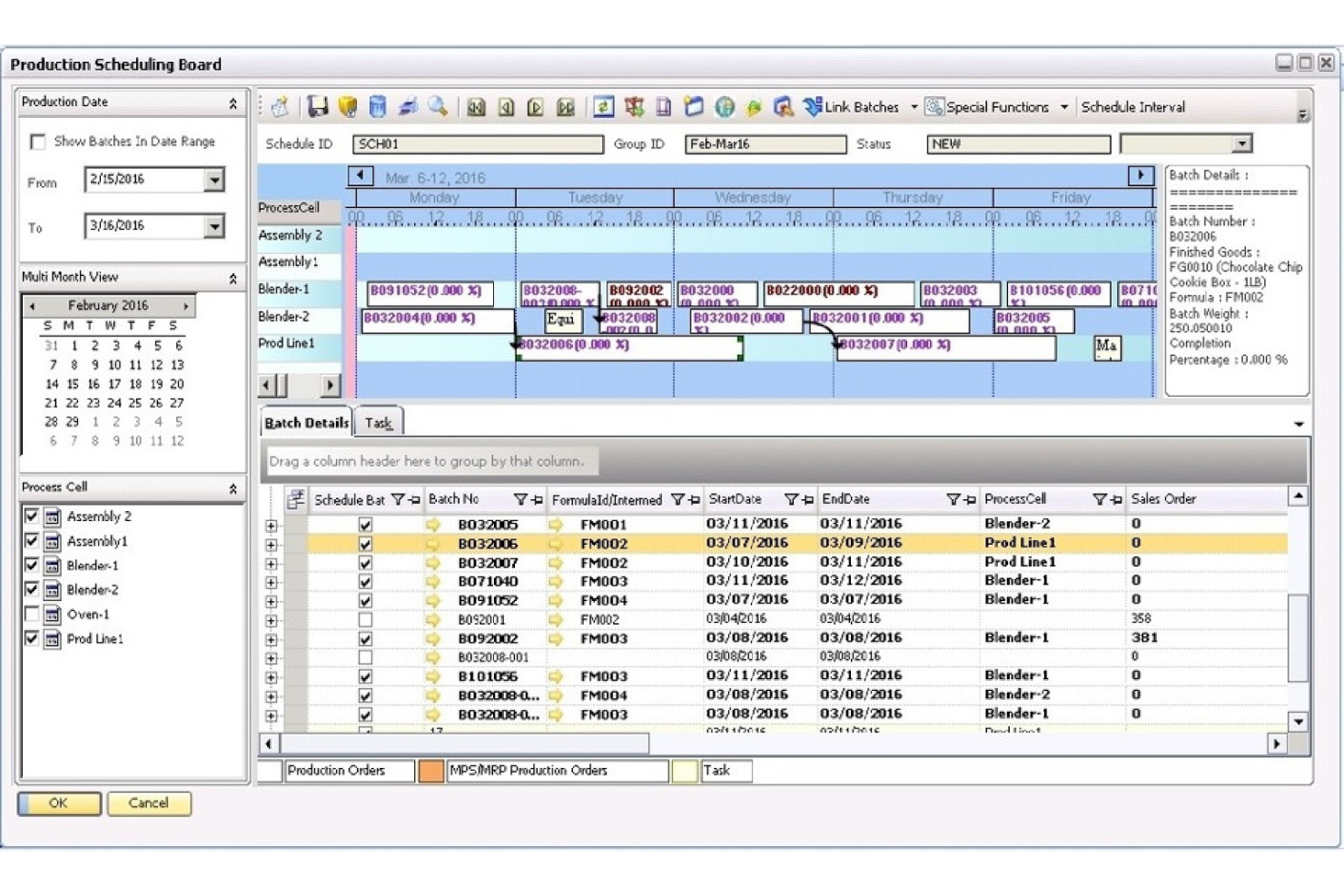 BatchMaster screenshot - Die 10 besten ERP-Softwarelösungen für die Lebensmittelherstellung im Jahr 2026