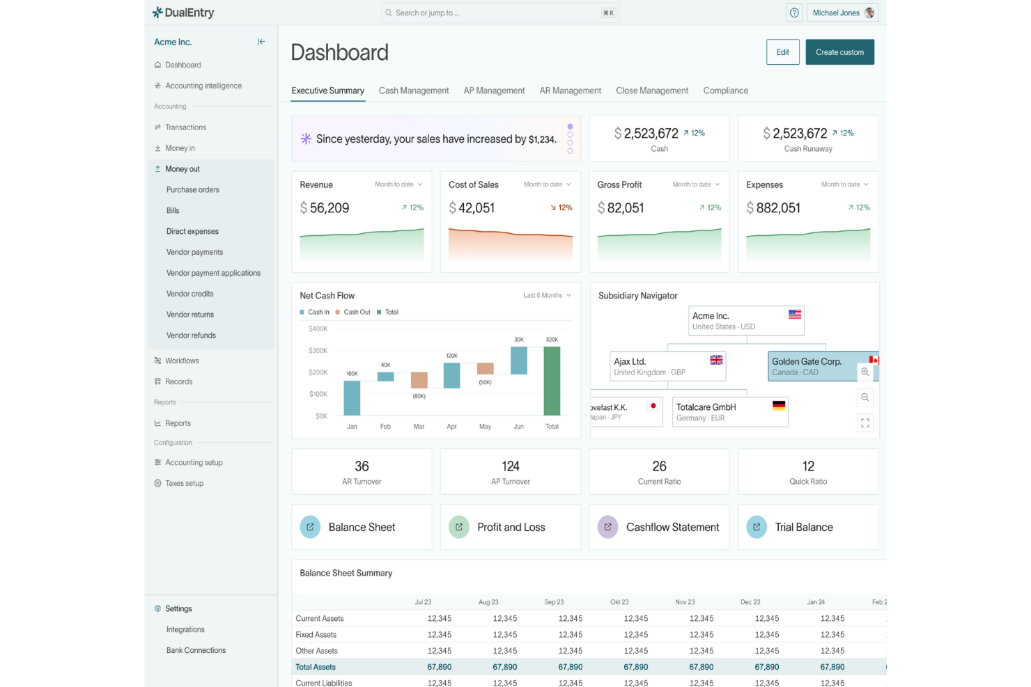 DualEntry screenshot - 24 Meilleurs Logiciels de Comptabilité pour la Gestion Immobilière en 2026