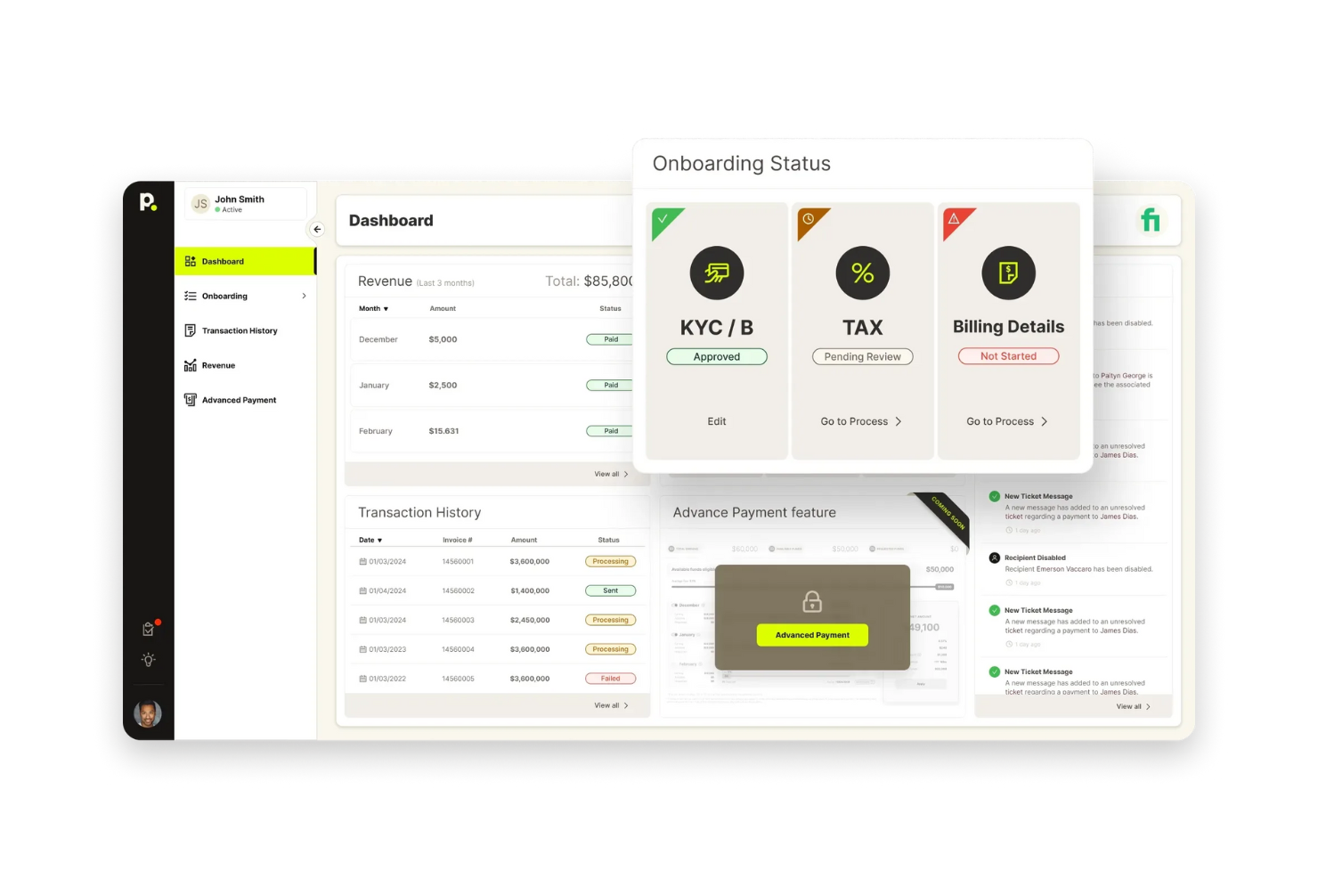 Payouts screenshot - 16 Beste Buchhaltungs-CRM-Software Im Test Für 2026