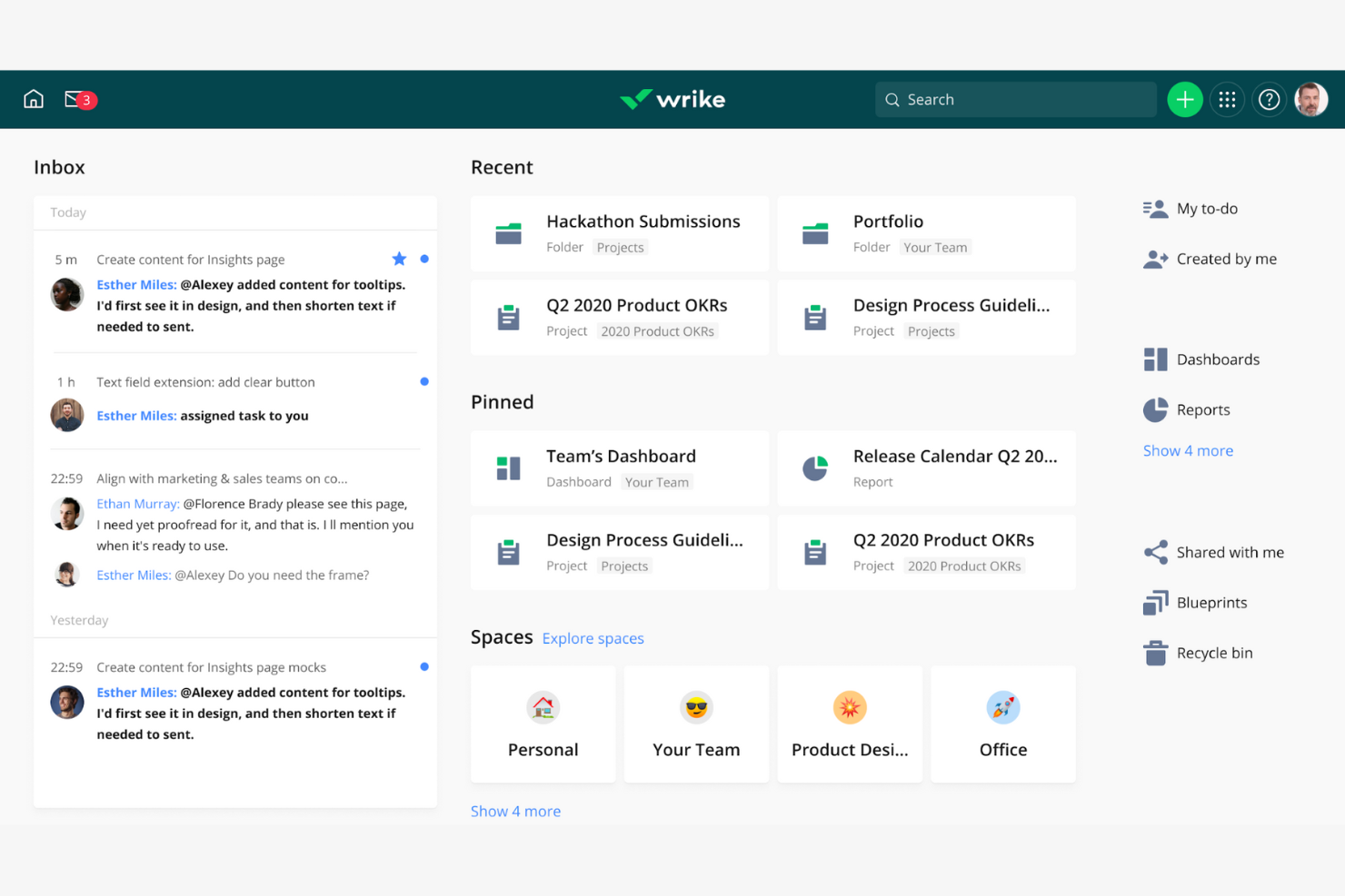 Wrike screenshot - 14 ClickUp-Alternativen im Jahr 2026 für Projekt- und Aufgabenmanagement
