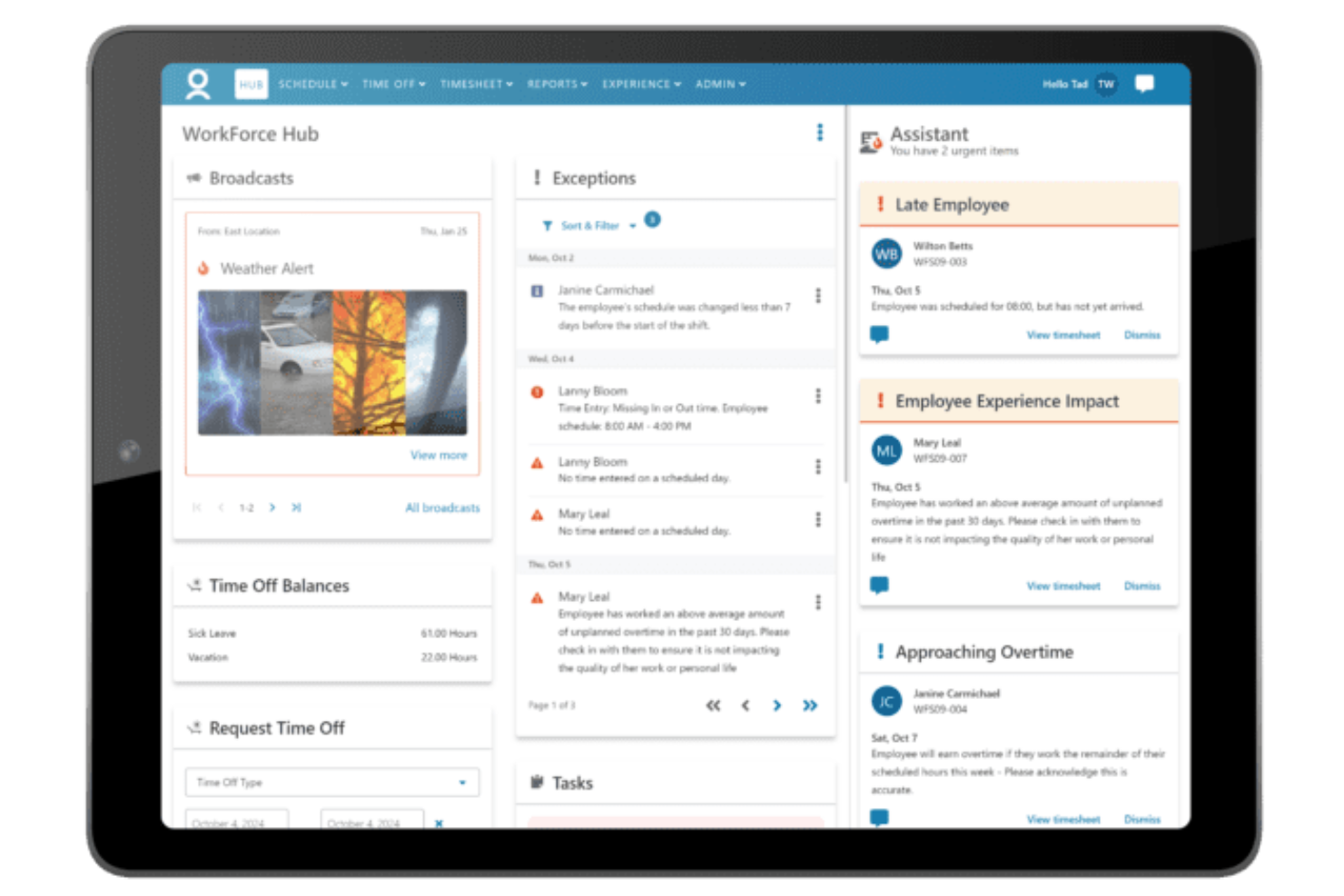 Workforce Software screenshot - 14 alternatives à Rippling pour 2026