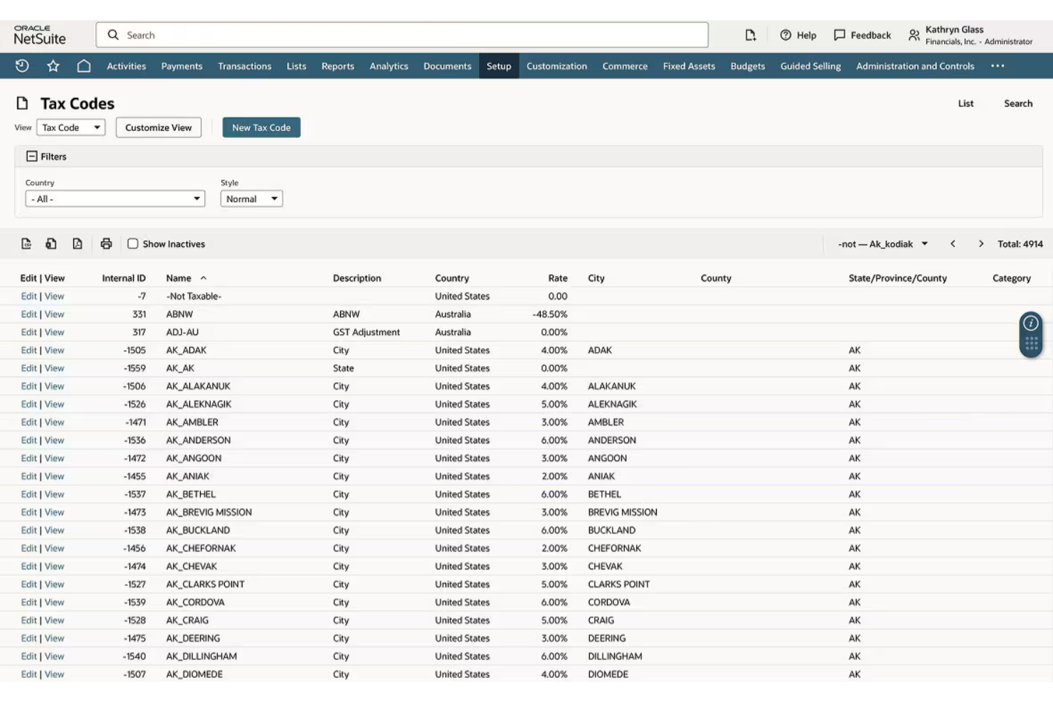NetSuite SuiteTax screenshot - 16 meilleures alternatives à TaxJar examinées en 2026