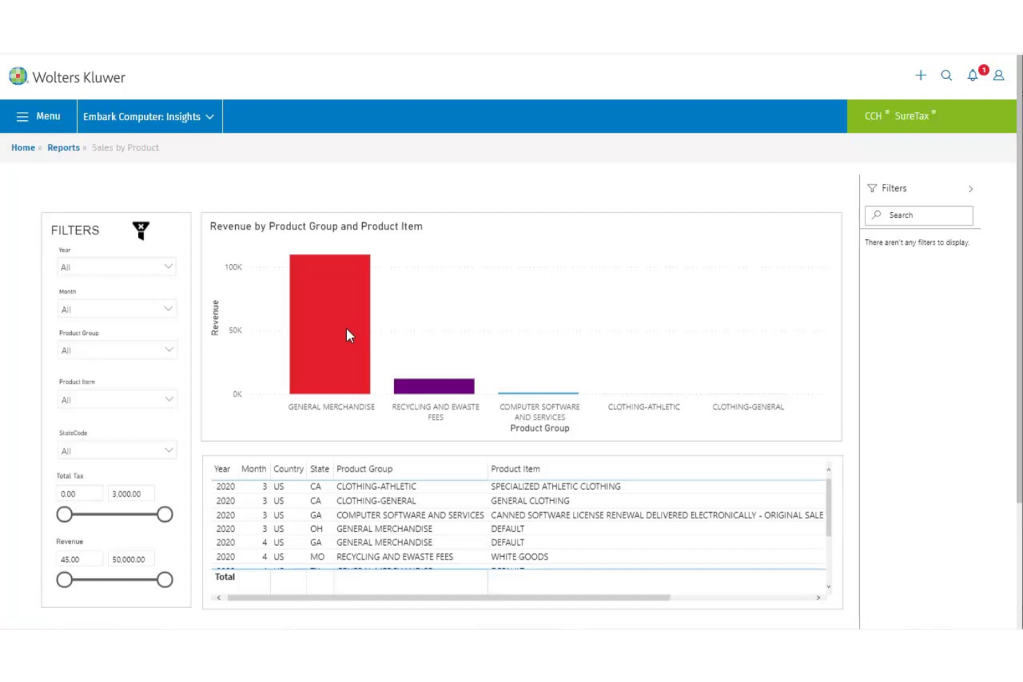 CCH SureTax screenshot - 16 meilleures alternatives à TaxJar examinées en 2026