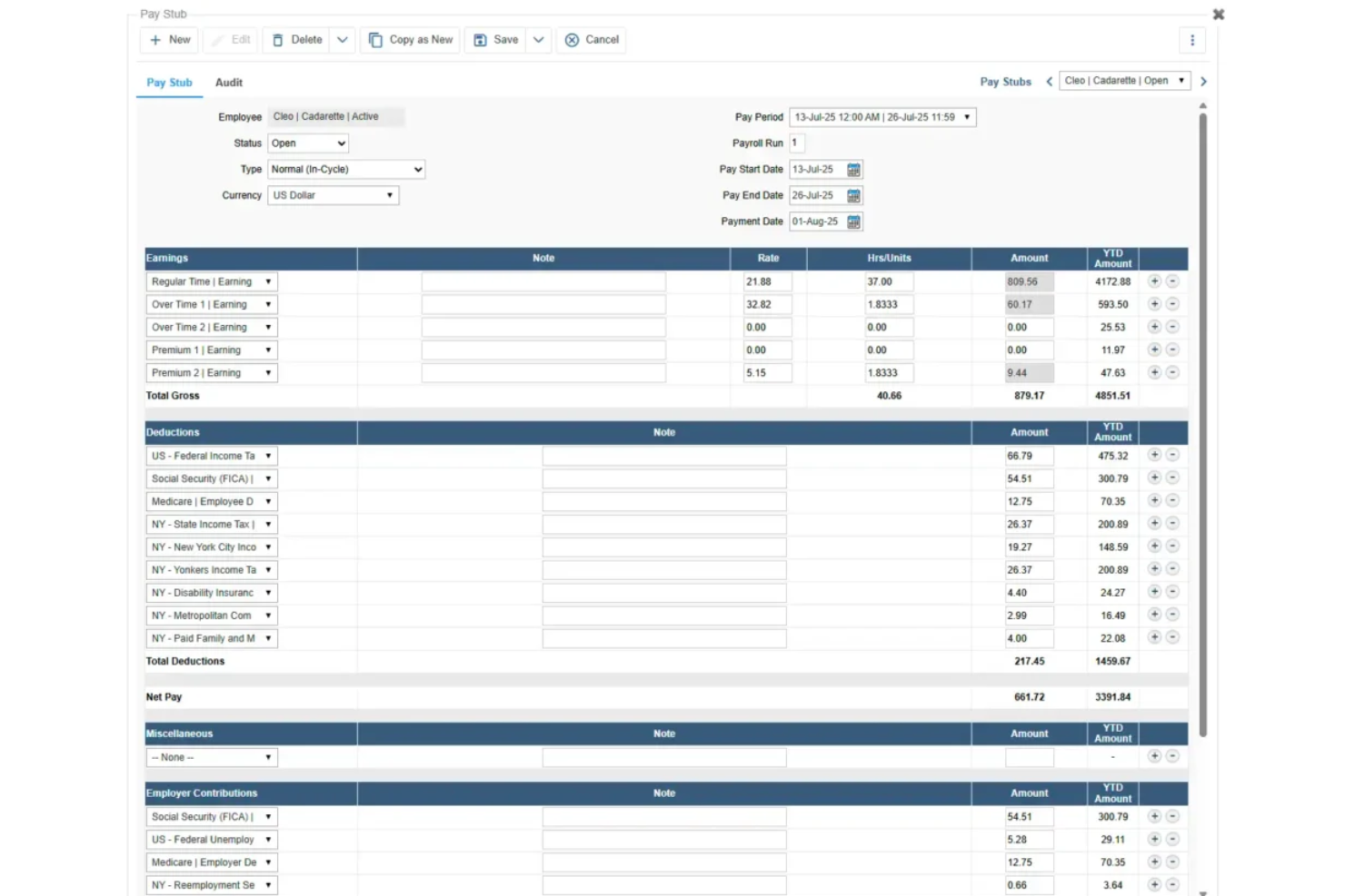 TimeTrex screenshot - 22 Beste Gusto-Alternativen im Test 2026
