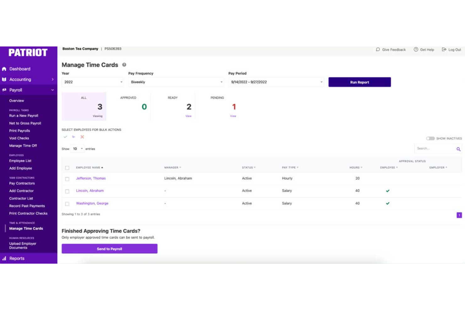 Patriot screenshot - 22 Beste Gusto-Alternativen im Test 2026