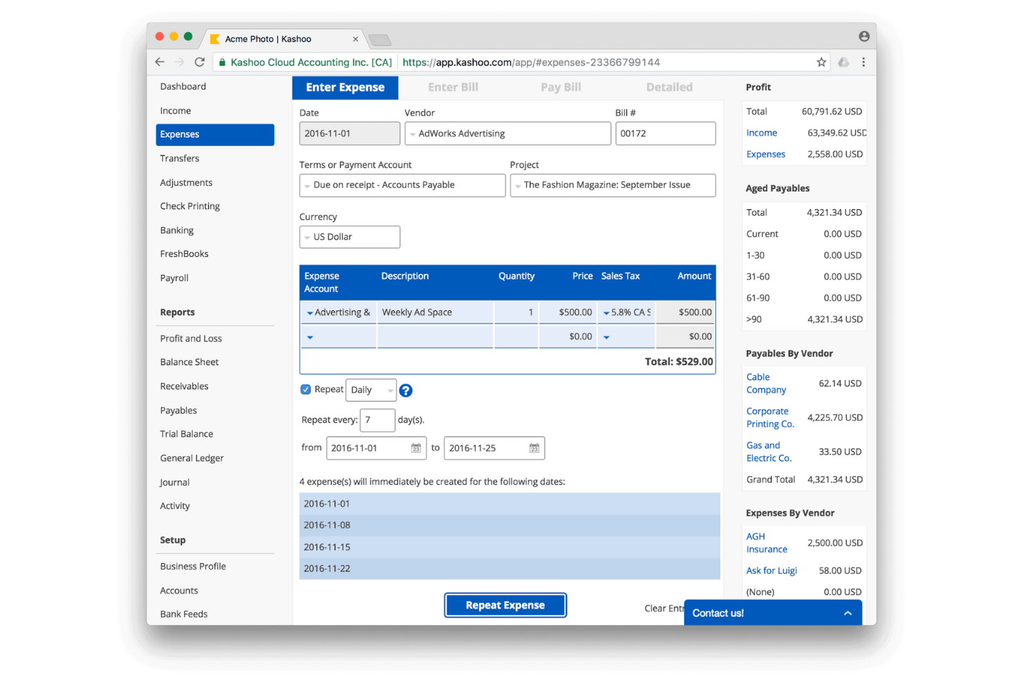 Kashoo screenshot - 10 beste Alternativen zu Zoho Books im Test 2026