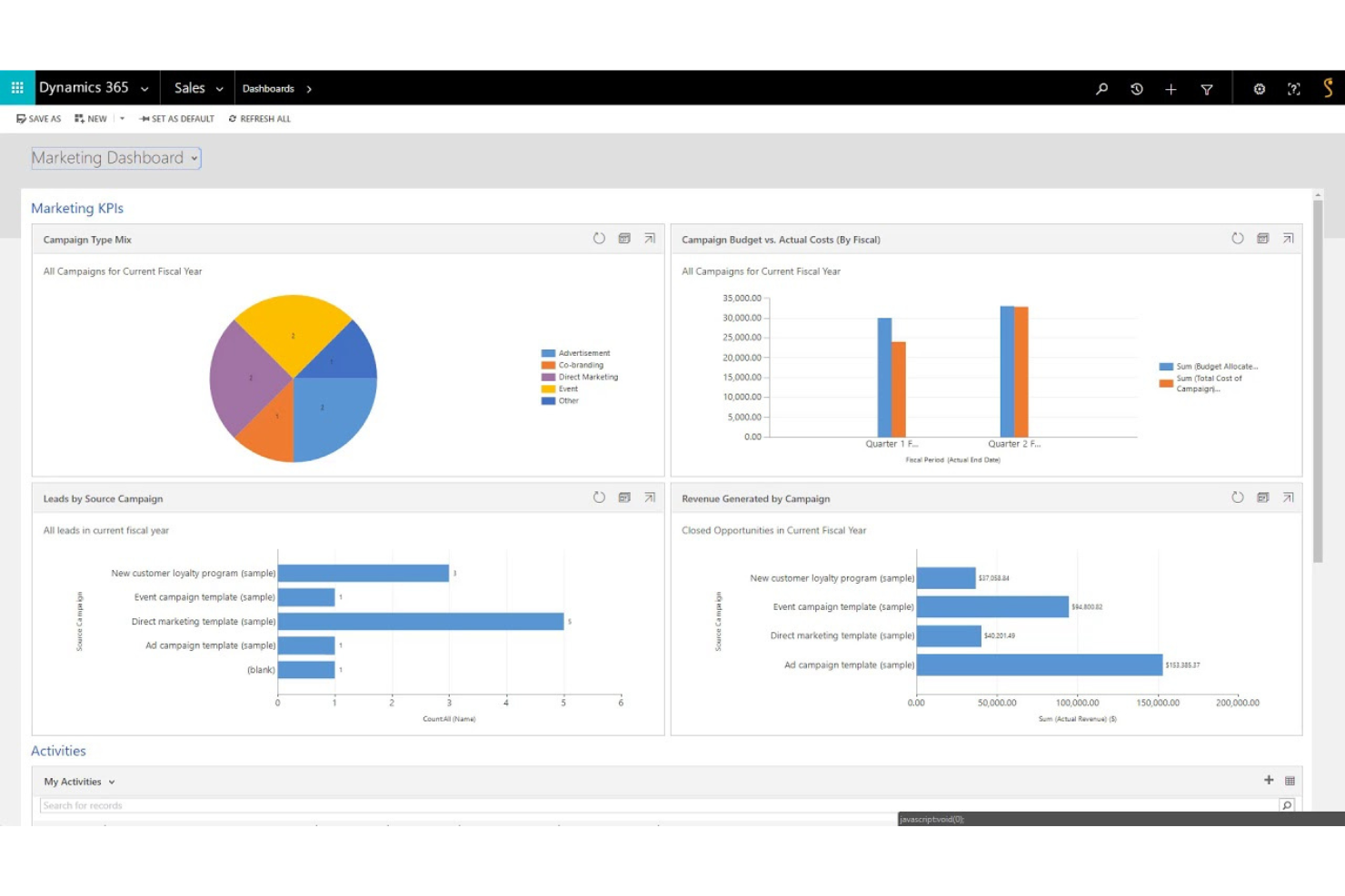 Microsoft Dynamics 365 screenshot - 10 beste NetSuite-Alternativen für Buchhaltung & ERP im Jahr 2026