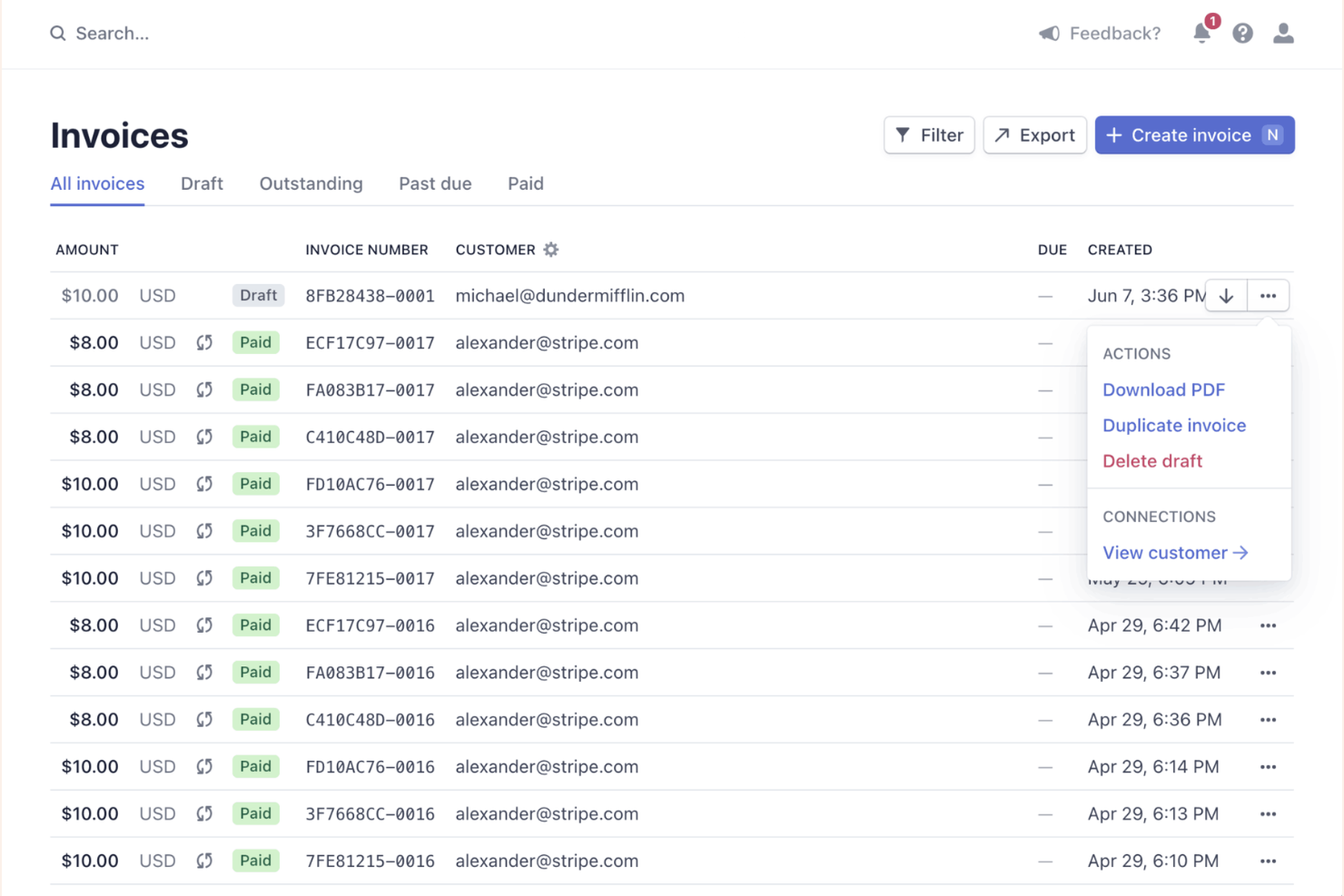 Stripe Billing screenshot - 20 Meilleurs Logiciels de Facturation Pour Un Flux de Trésorerie Plus Rapide En 2026