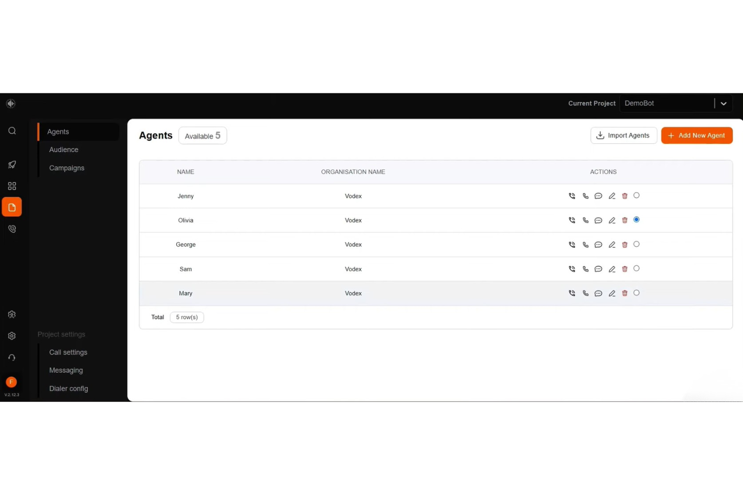Vodex screenshot - Les 10 meilleurs logiciels de recouvrement de créances par IA en 2026