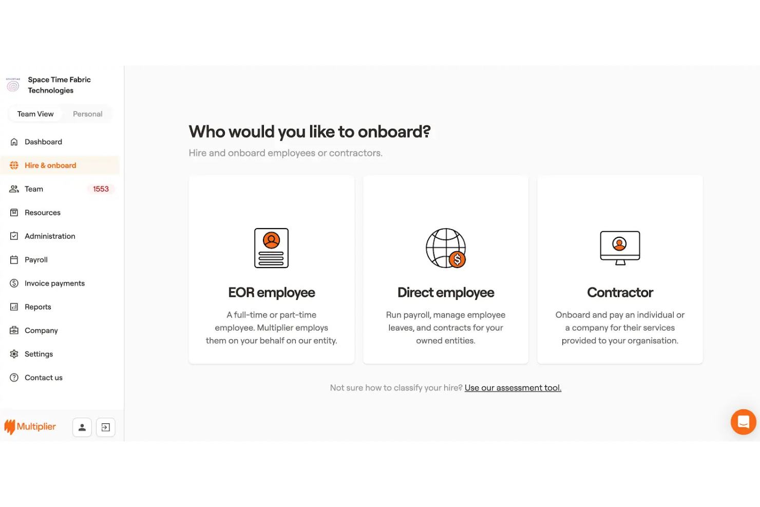 Multiplier screenshot - Los 10 Mejores Servicios de Empleador de Registro en 2026