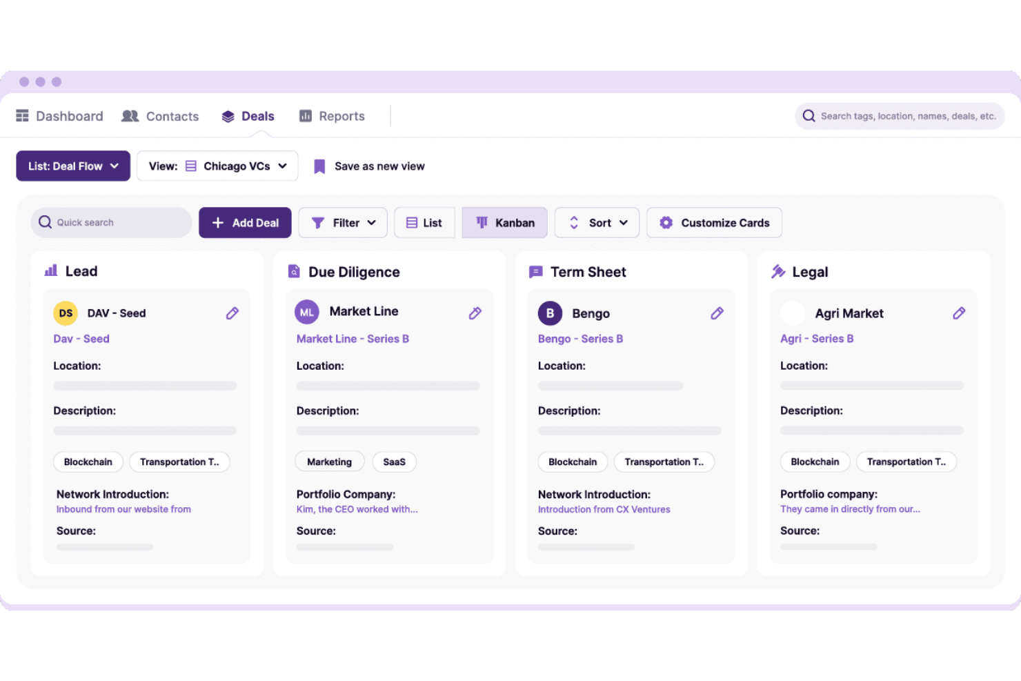 4Degrees screenshot - 10 Migliori CRM Finanziari Recensiti nel 2026