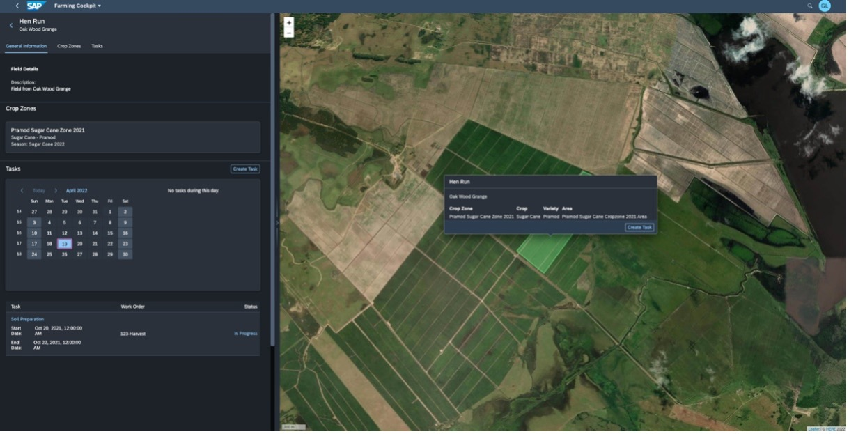 SAP Intelligent Agriculture screenshot - 10 Migliori ERP per l’Agricoltura Recensiti nel 2026