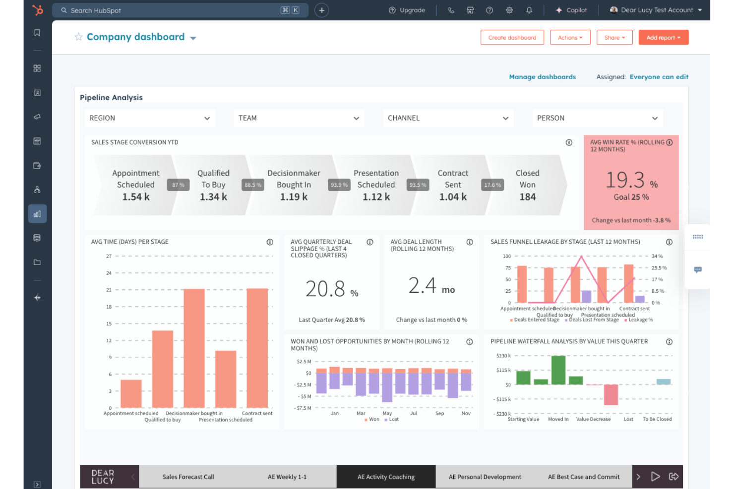 HubSpot screenshot - 10 alternativas a Zoho CRM para 2026