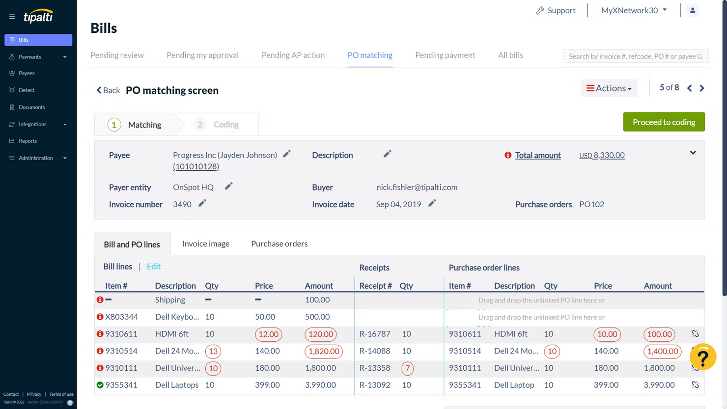 Tipalti screenshot - Las 10 Mejores Alternativas a Ramp Analizadas en 2026