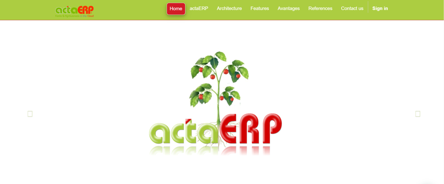 ActaERP screenshot - 10 Mejores ERP de Agricultura Analizados en 2026