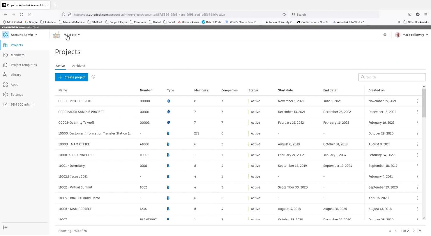 Autodesk Construction Cloud screenshot - Le 10 Migliori Soluzioni Software per la Gestione del Budget Edile nel 2026