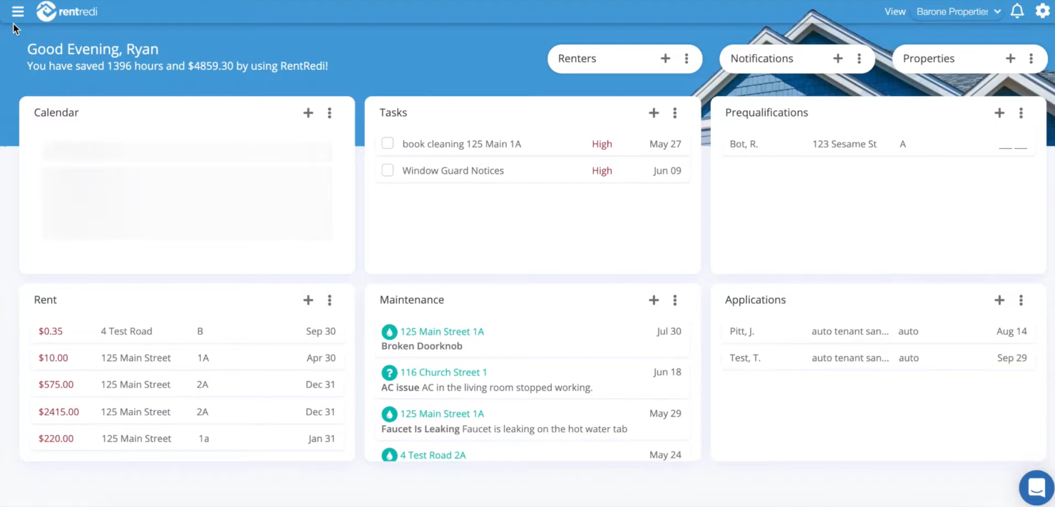 RentRedi screenshot - 10 Mejores Software ERP de Gestión de Propiedades Revisados en 2026