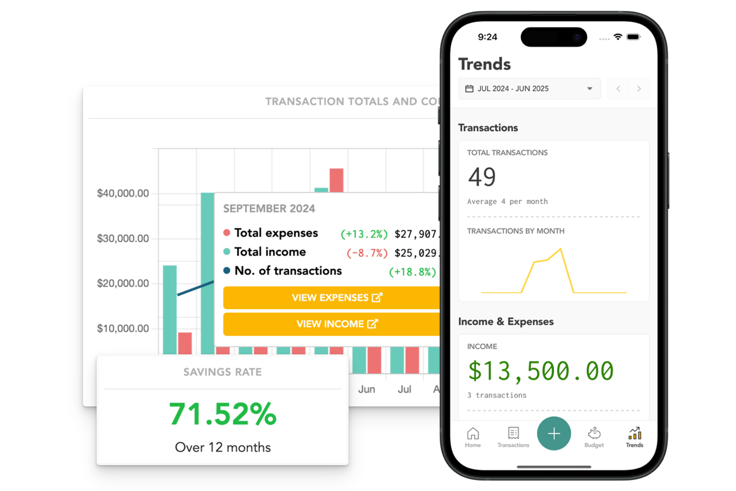Lunch Money screenshot - 10 aplicaciones de presupuesto para 2026