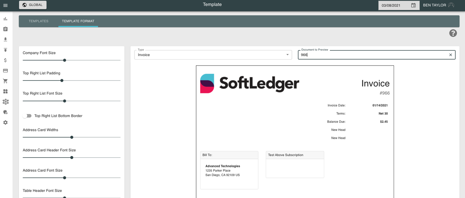 SoftLedger screenshot - 10 Mejores Programas de Contabilidad de Cadena de Bloques Analizados en 2026