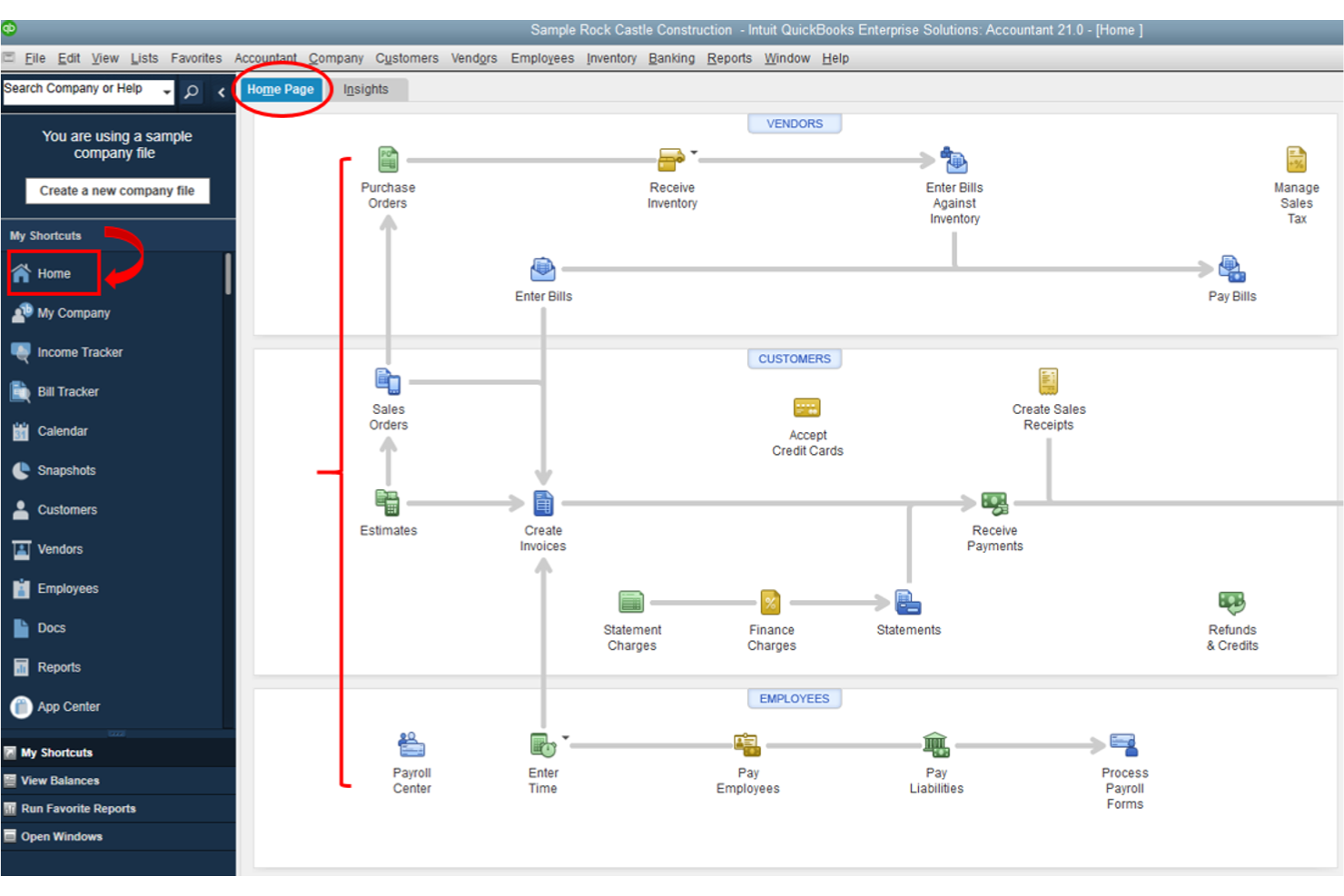 QuickBooks screenshot - Le 10 migliori alternative a Square recensite nel 2026
