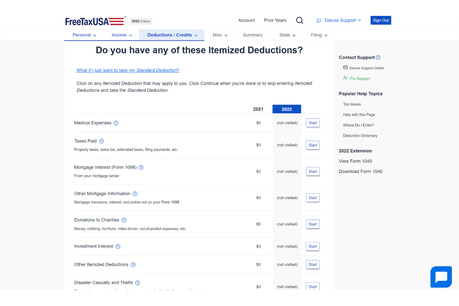FreeTaxUSA screenshot - Las 10 Mejores Soluciones de Software de Impuestos para Pequeñas Empresas en 2026