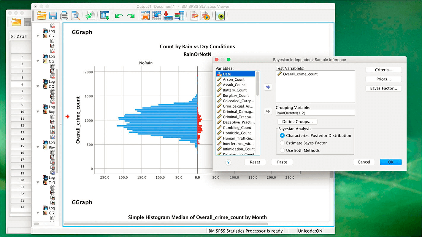 IBM SPSS screenshot - Le 10 migliori soluzioni di software per l’analisi statistica recensite nel 2026