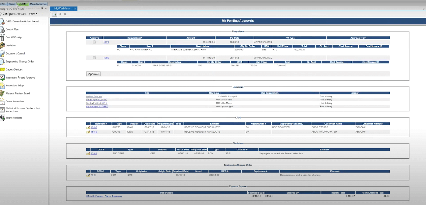 DELMIAWorks screenshot - 10 Migliori Software ERP per la Produzione per il 2026