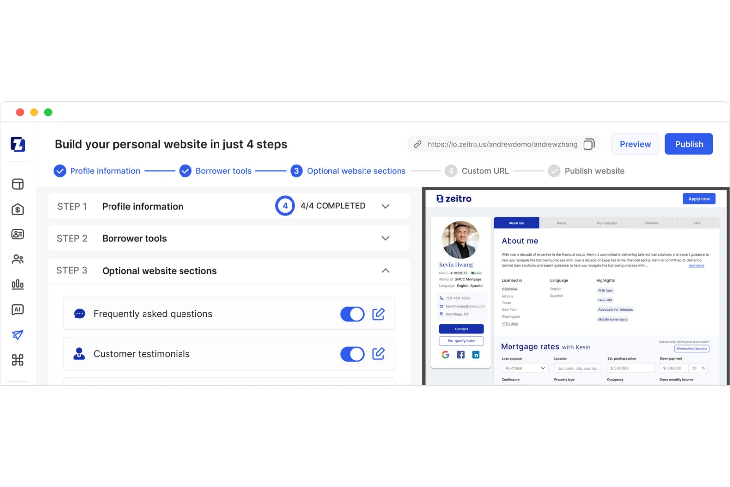 Zeitro screenshot - Le 10 migliori soluzioni software per l’erogazione prestiti recensite nel 2026